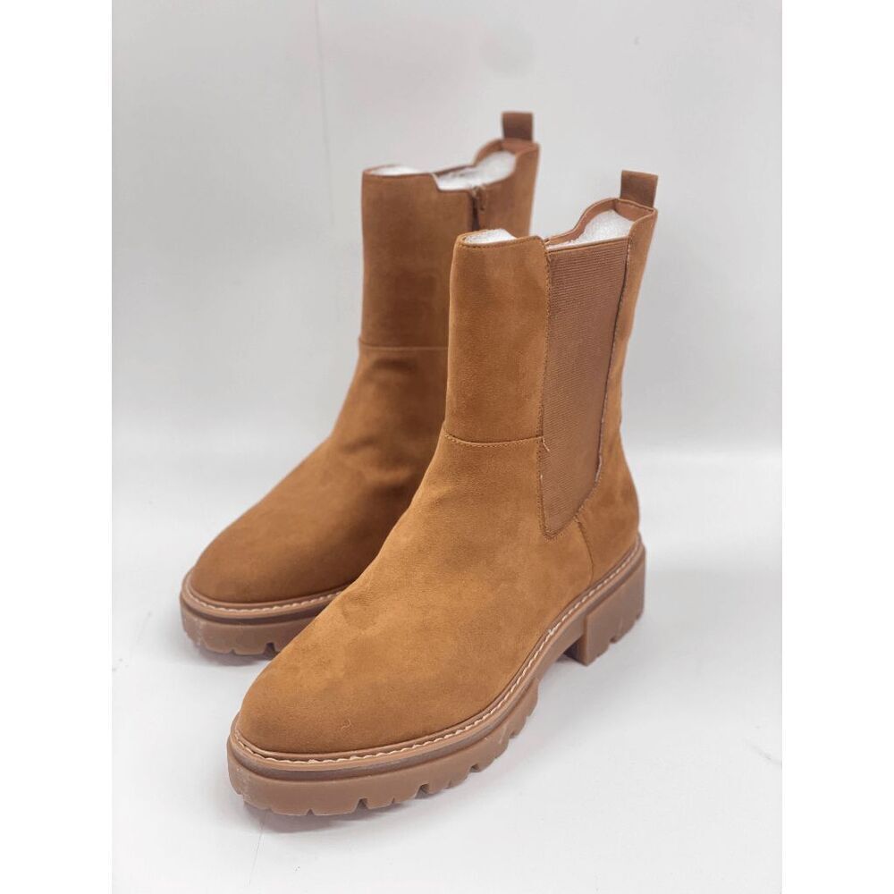 Sun + Stone Women's Burklee Boots - Cognac 11M